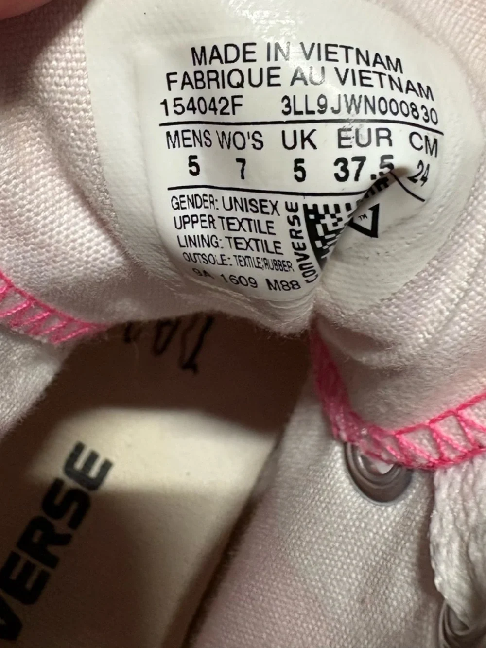 Converse Pink High-Top Canvas Sneakers - Women - Picture 7 of 7
